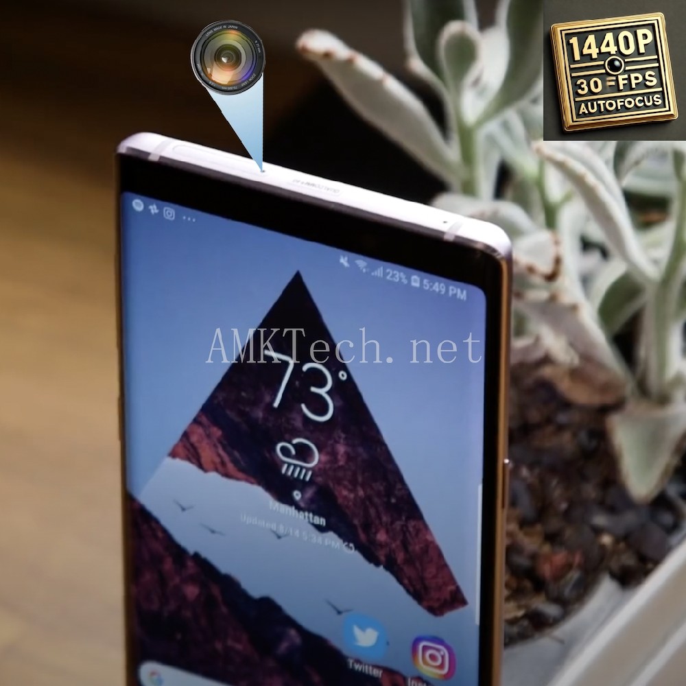 Samsung Galaxy Note 9 mit Versteckter Kamera – Das Perfekte Handy Kamera Überwachung-Gerät für Diskrete Aufnahmen